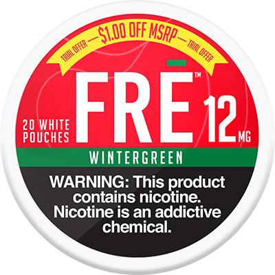 FRE Wintergreen 12mg 1$ Off