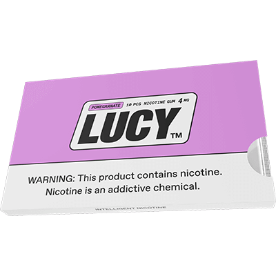 LUCY Gum Pomegranate 4mg